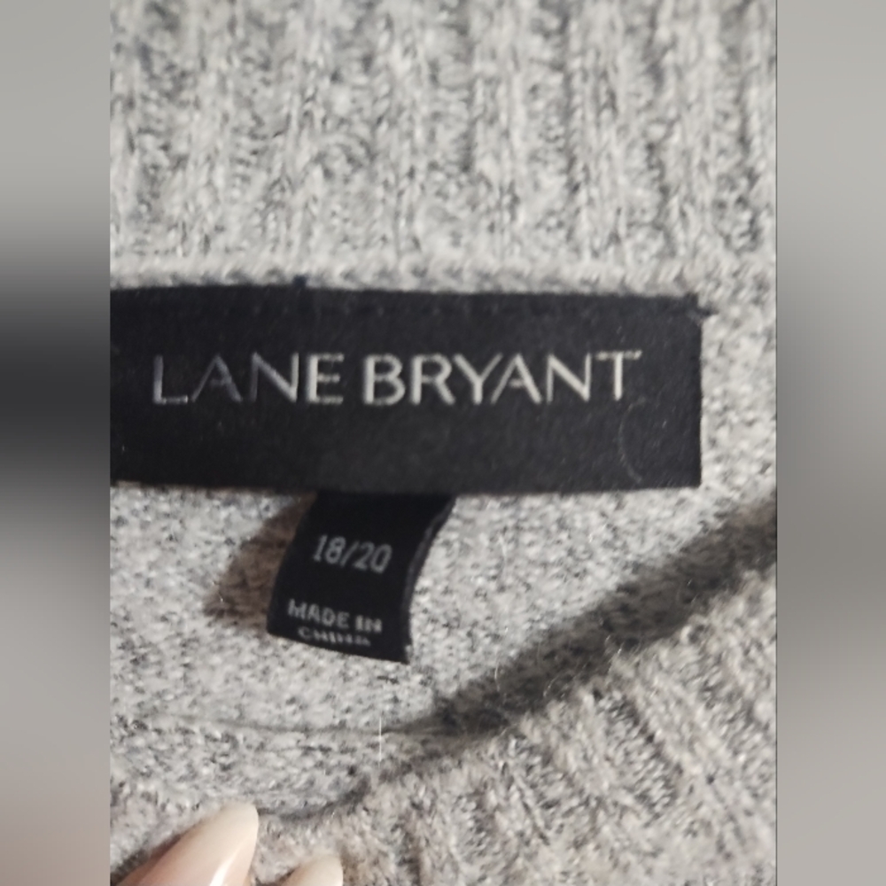 Lane Bryant mohair blend knit and metallic Sparkle Sweater Tunic sz 18/20 - Picture 3 of 6